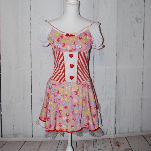 Dresses & Skirts - Sugar dreamgirl costume candy striper M